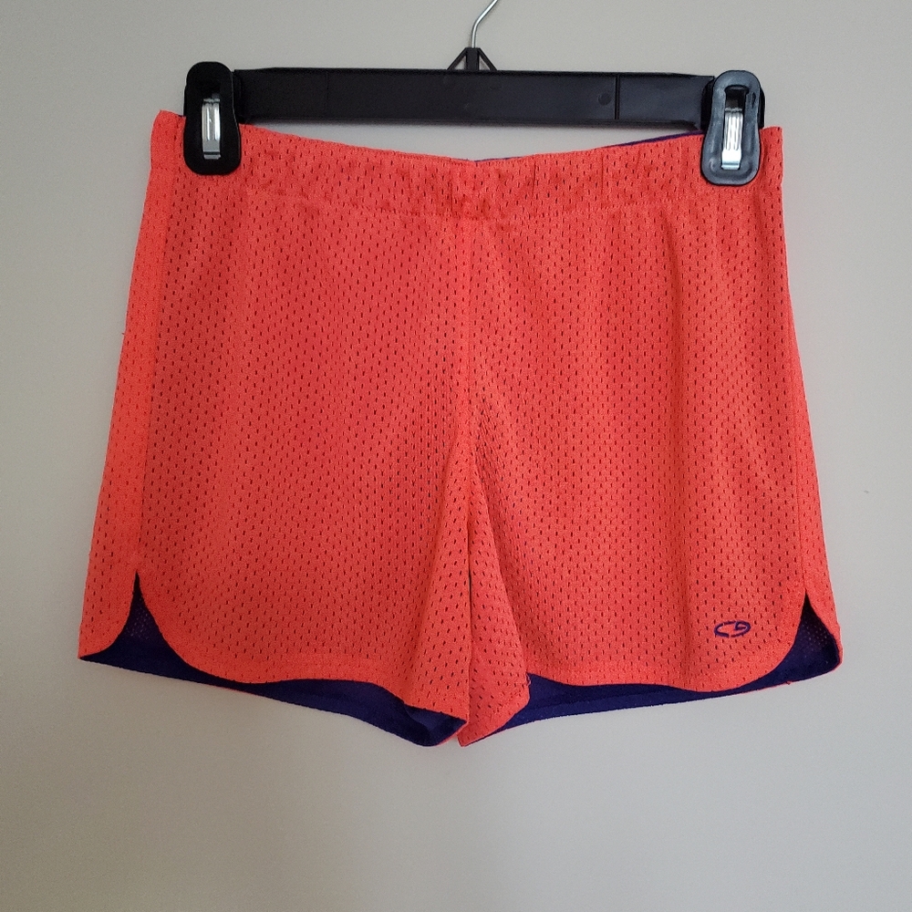 Bright Orange/Purple Champion Athletic Shorts